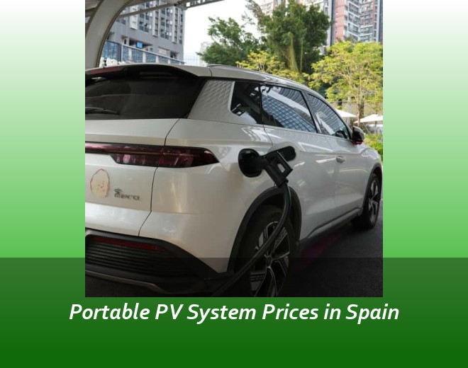 Portable PV System Prices in Spain